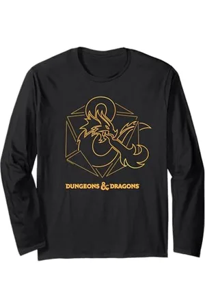 Dungeons & Dragons Gold Ampersand Lines Langarmshirt