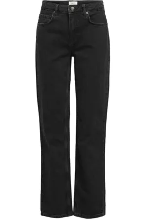 Object OBJSAVA Ellen MW Straight BLK Jeans NOOS