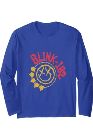 Blink Offizielles gelbes Smiley-Logo Langarmshirt