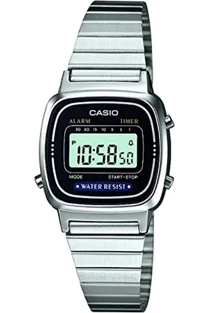 Casio DamenArmbanduhr Digital Quarz Edelstahl LA670WEA-1EF