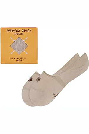 Burlington Herren Füßlinge Everyday Box Multipack M In Baumwolle unsichtbar einfarbig 2 Paar, , 41-42