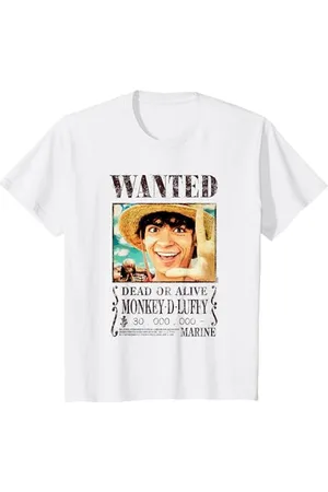 Onepiece Kinder Luffy Wanted Poster T-Shirt
