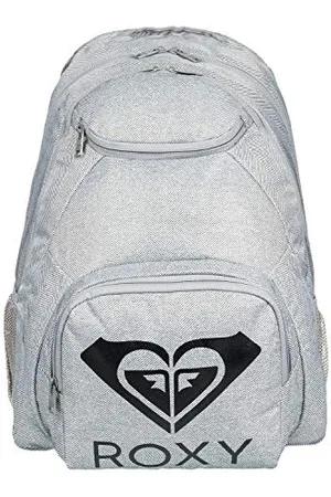 Roxy Damen Shadow SWELL SOLID Logo Rucksack, Heritage Heather