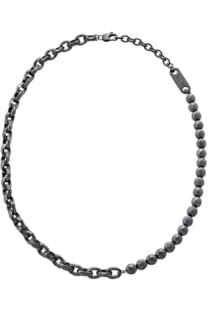 Armani Exchange Herren-Edelstahl-Halskette mit Karabinerverschluss, 9Lx9Wx4.5cm