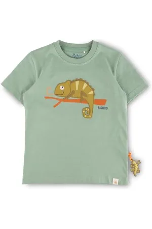 sigikid T-Shirt für Jungen mit Gecko-Motiv, Bio-Baumwolle