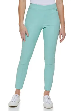Calvin Klein Damen Everyday Ponte Fitted Pants Klassische Hose, , Groß