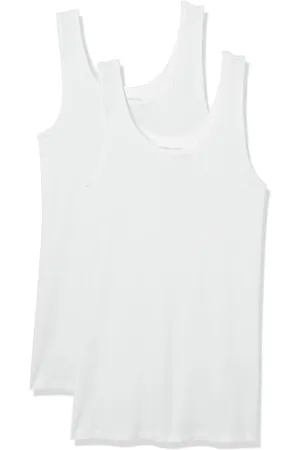 Amazon Damen Tanktop schlanke Passform, 2er-Pack, , XL