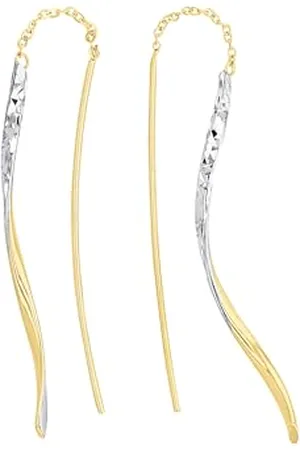Amor Ohrhänger Damen Ohrschmuck, 4 cm, Bicolor, Kommt in Schmuck Geschenk Box, 2013821