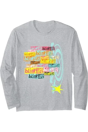 Blink Offizielles Stacked Logo Langarmshirt