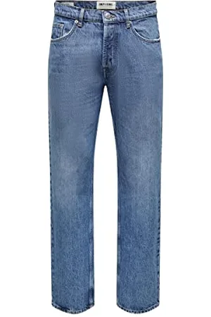 Only & Sons Herren Jeans ONSEDGE Loose 4939 - Relaxed Fit - , Größe:30W / 32L, Farbvariante: 22024939