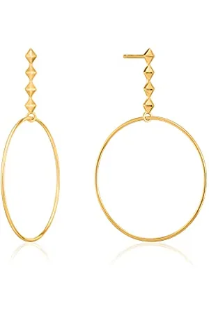 ANIA HAIE Pendientes Mujer E025-04G Plata de Ley 3 cm