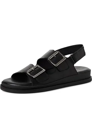 Tamaris Sandalette Damen Keilabsatz schwarz,EU 41