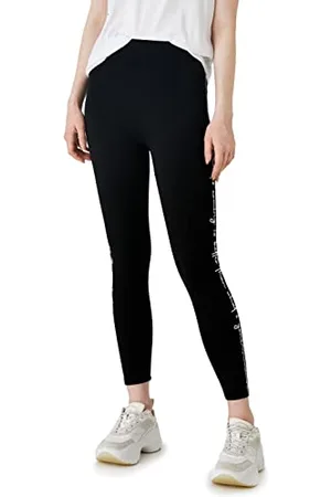 Koton Women Slogan Printed Leggings