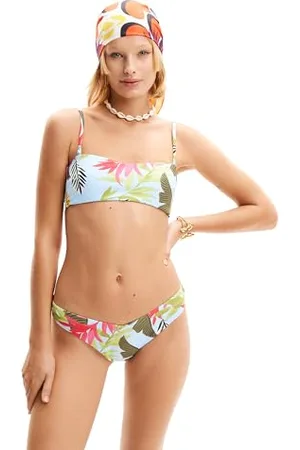 Desigual Damen Swim_Palms_Bottom Bikini Bottoms, , XS EU