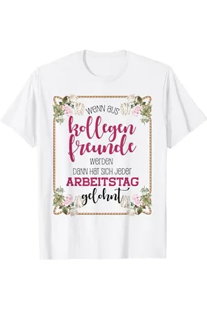 witzige und lustige Sprüche Wenn Aus Kollegen Freunde Werden Spruch Geschenk Jobwechsel T-Shirt