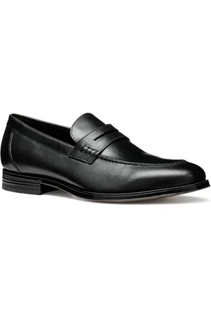 Geox Herren U REZZONICO A Loafer, Black, 42 EU