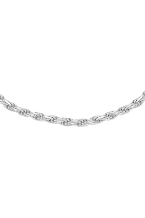 Amazon Seilkette aus Sterlingsilber mit Diamantschliff, 46 cm