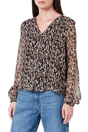 ONLY Damen Onlluna L/S V-Neck Top Cs Noos Ptm Langarmshirt, , L