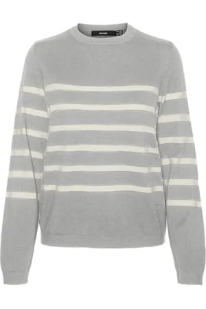 VERO MODA Vmsaba Plain Ls O-Neck Pullover Ga Noos