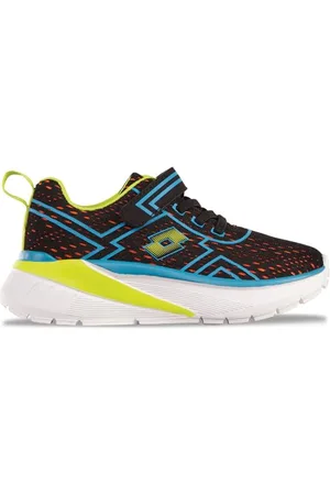 Lotto GEOTIV K Sneaker, Black/Aqua, 29 EU