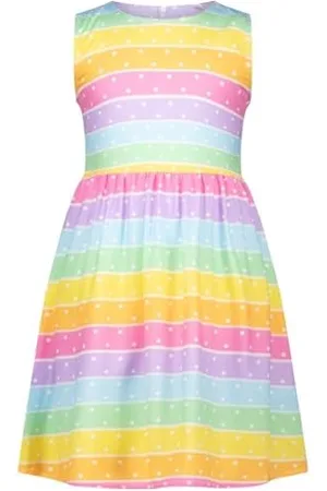 Salt & Pepper Female Girls Summer Dress Stripes Kinderkleid, , 122 EU