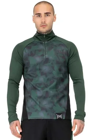 Tapout Herren langärmeliges Funktionsshirt Normale Passform Training Midlayer XL