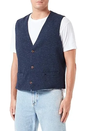 Camel Active Herren Anzugweste in Jerseystruktur menswear-48