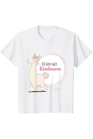 NICI Kinder Kinder -Shirt Lama "Ich kann auch Einhorn" design by T-Shirt