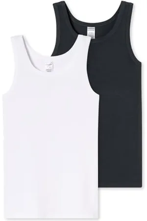 Schiesser Mädchen 2 Pack Bustier-95/5 Organic Bio Baumwolle-Größe 140 bis 176 Unterwäsche, , 164 (2er Pack)