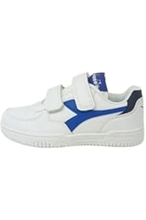 Diadora Raptor Low PS Gymnastikschuh, WHT/SURF The Web/Peacoat, 34 EU