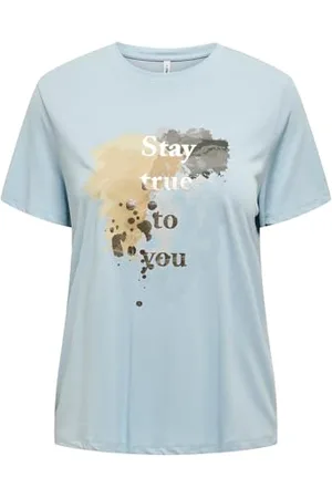 ONLY Damen Onlfree Life Reg S/S Leaf Top Box JRS, , XXL