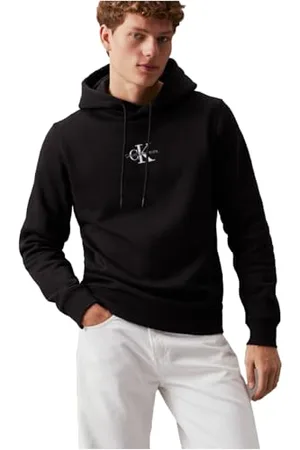 Calvin Klein Herren Hoodie Monologo Hoodie mit Kapuze, ,XXL