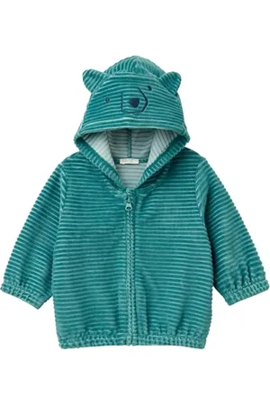 Benetton Unisex Baby Jacke C/Kappe M/L 3mcda501C Strickjacke, , 74 cm