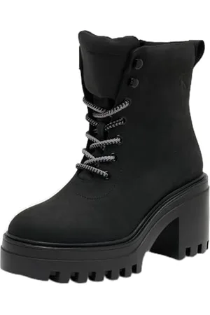 Calvin Klein Calvin Klein Damen Boots Chunky Heeled Zip mit Absatz, Schwarz (Triple Black), 39
