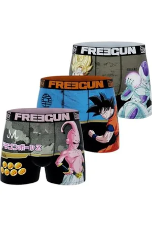 Freegun Kinder Dragon Ball Z Boxershorts, Goku, Buu, Freezer (3er Pack), Größe 10/12 Jahre