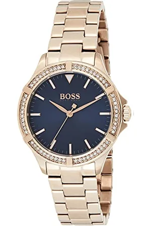 HUGO BOSS BOSS Hugo Damen Analog Quarz Uhr mit Edelstahl Armband 1502468