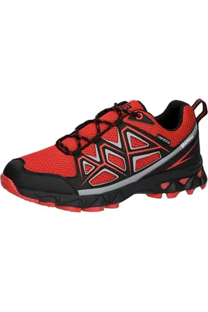 BRUTTING Damen Power Walkingschuhe, Rot/Schwarz, 45 EU