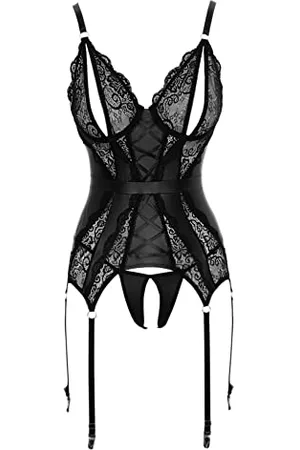 Cottelli Collection Damen Dessous Set-19302400 Strapshemd, , S