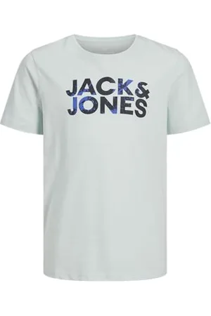 JACK&JONES JUNIOR Jungen Jjstyd Corp Splash Tee C.Neck Ln Jnr T-Shirt, , 128 EU