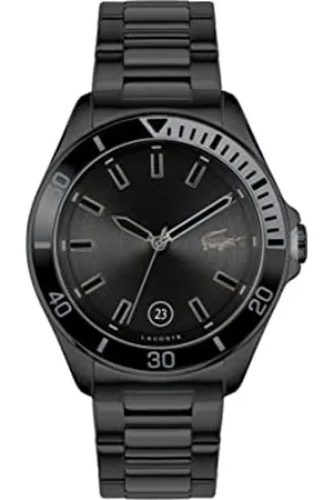 Lacoste Analog Quarzuhr für Herren Kollektion Tiebreaker mit Edelstahl- oder Silikonarmband