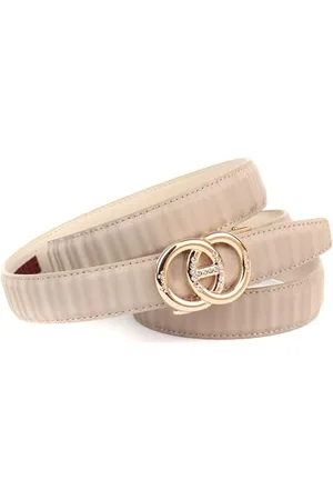 Anthoni Crown Damen Ledergürtel Gürtel, , 90