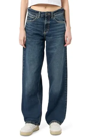 Lee Damen Jeans Rider Loose, Loose Straight Fit, Gerades Bein
