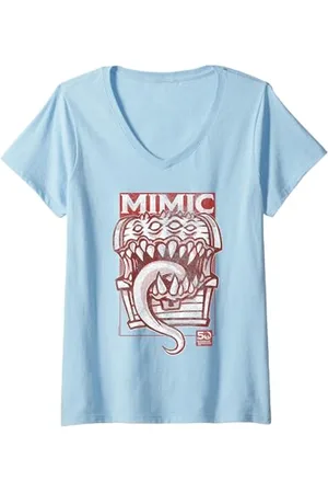 Dungeons & Dragons Damen 50th Vintage Mimic T-Shirt mit V-Ausschnitt