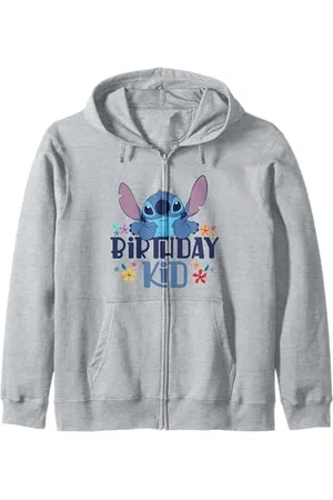 Disney Lilo & Stitch Birthday Girl Happy Stitch Floral Logo Kapuzenjacke