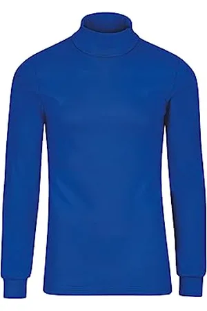 Trigema Herren Sportrollkragenpullover 685010 , Blau , Large