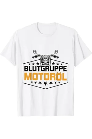 witzige und lustige Sprüche Blutgruppe Motoröl Spruch Geschenk für Motorradfahrer Gesche T-Shirt