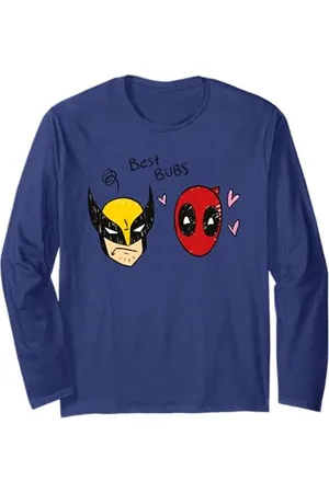 Marvel Deadpool & Wolverine Comic Die besten Bubs Langarmshirt