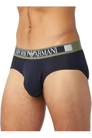Emporio Armani Herren Logo Label Brief Slip, , XL