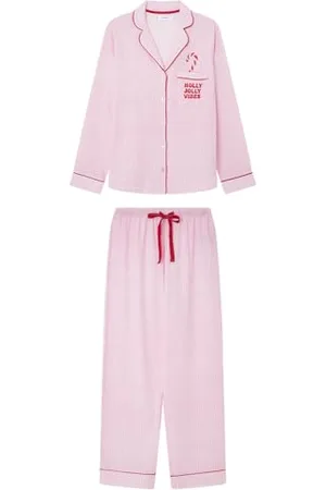 Women secret Damen Pijama Largo Very Merry Hearts Pyjamas, , L