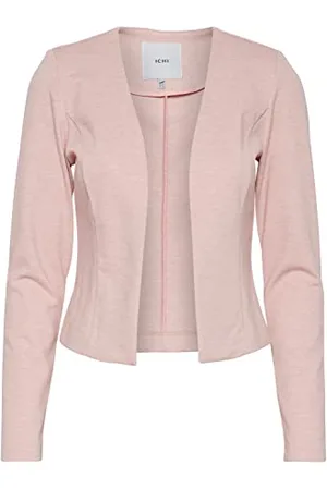 Ichi IHKATE SHORT BL Damen Blazer Kurzblazer Jacke Kurzblazer mit Stretch, Größe:M, Farbe: